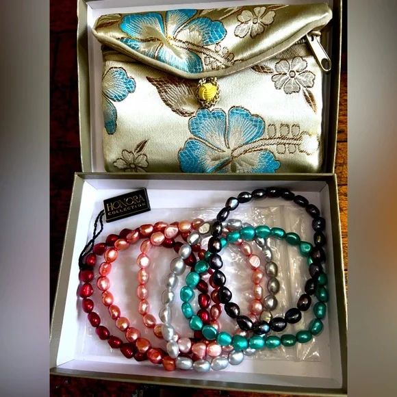 Honora Pearl Bracelet Set - New!! - Picture 1 of 3